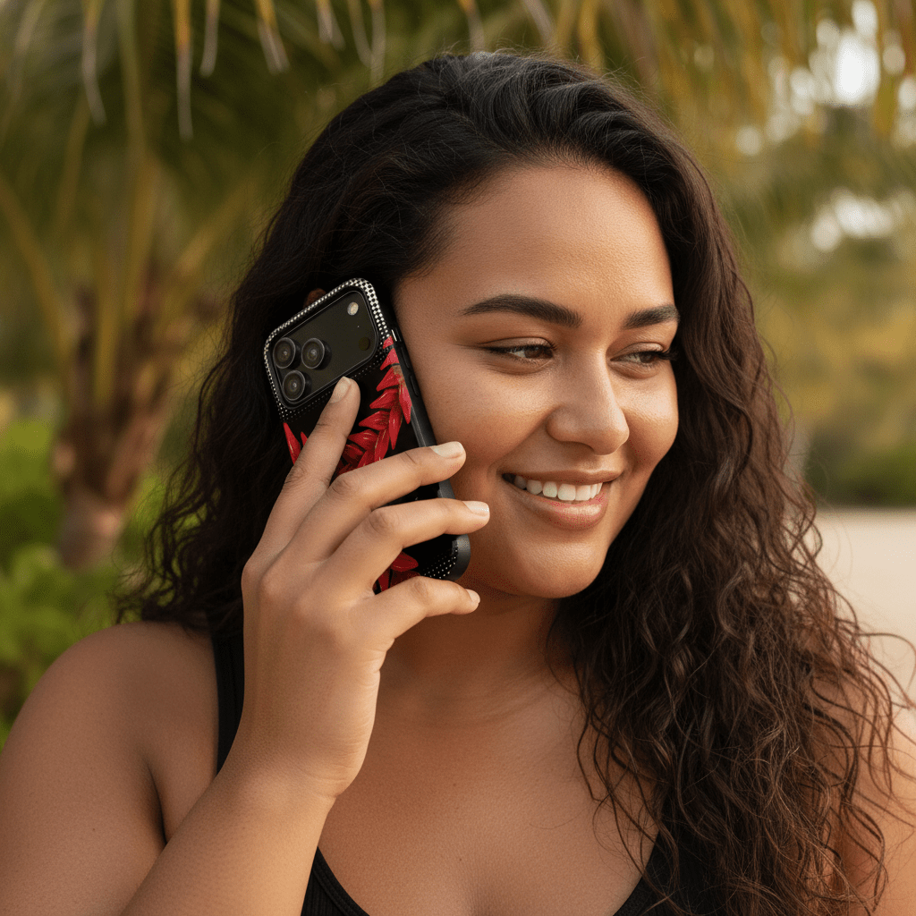 WOYC Tough Phone Case Ula Fala for AU, NZ, and USA fits smartphones with durable, rugged protection in a stylish design.