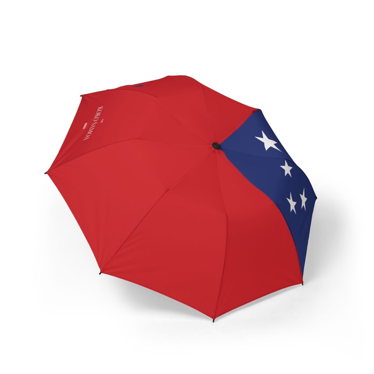 Artsadd PasifikaOne umbrella featuring Samoan flag design, 48-inch (122cm) size, vibrant colors and detailed flag imagery.