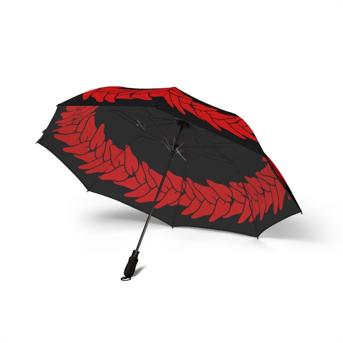Artsadd PasifikaOne Umbrella, 48-inch/122cm size with Ula Fala design, open umbrella with colorful Polynesian-inspired pattern.
