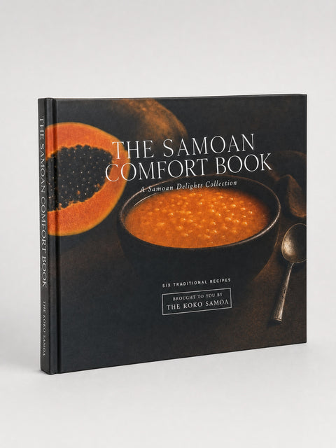 Hardcover Keepsake - The Samoan Comfort Book: 6 Samoan Recipes - AU/NZ/USA