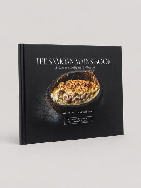 Hardcover Keepsake - The Samoan Mains Book: 6 Samoan Recipes - AU/NZ/USA
