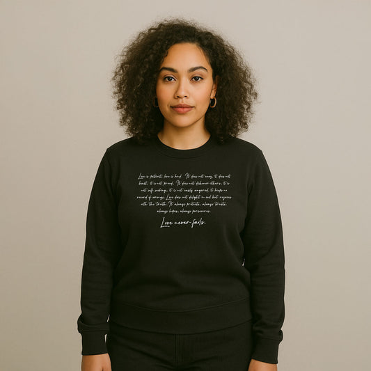 Champion Unisex Sweatshirt - Love Never Fails - AU/NZ/USA - The Koko Samoa