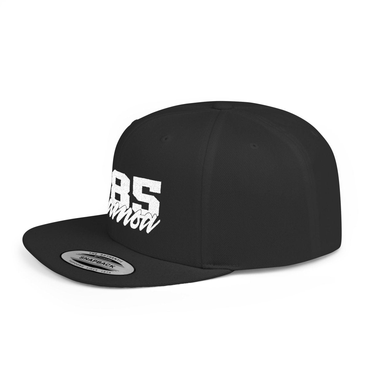 Flat Bill Snapback Hat - 685Samoa - Black Embroidery - AU/NZ/USA - The Koko Samoa