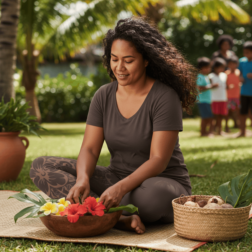 FYBY IslandFlex mid-rise leggings in Bloom Mocha Mousse, featuring a soft fabric and a comfortable fit.