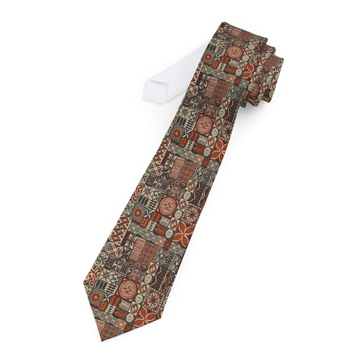 Necktie - Polynesian Elei Print by The Koko Samoa Gift for Dad - The Koko Samoa