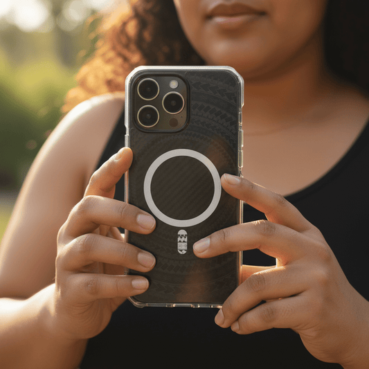 PasifikaOne MagSafe iPhone ClearCase - Samoan Black - AU/NZ/USA - The Koko Samoa