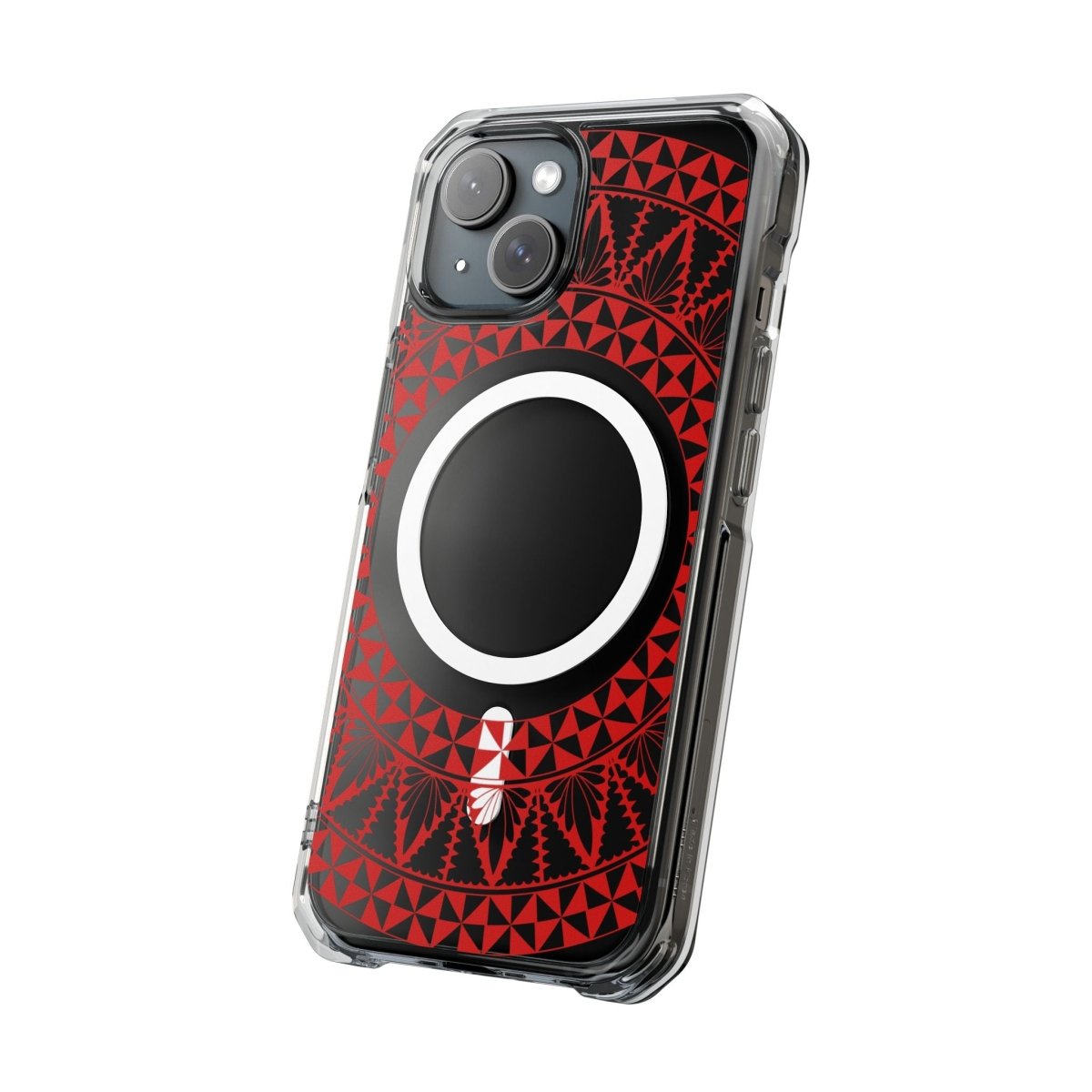 PasifikaOne MagSafe iPhone ClearCase - Tongan Redleaf - AU/NZ/USA - The Koko Samoa