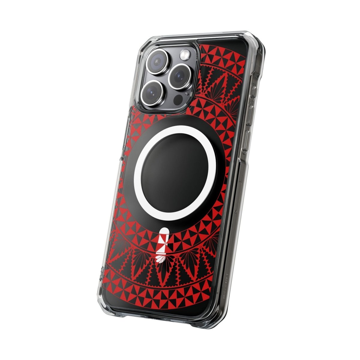 PasifikaOne MagSafe iPhone ClearCase - Tongan Redleaf - AU/NZ/USA - The Koko Samoa