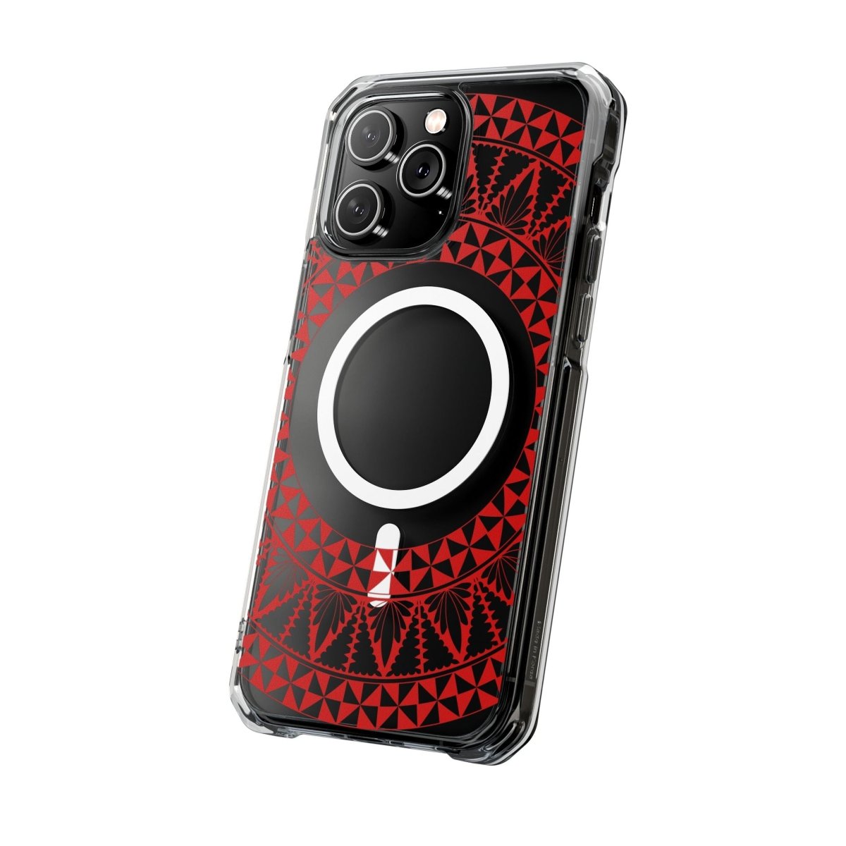 PasifikaOne MagSafe iPhone ClearCase - Tongan Redleaf - AU/NZ/USA - The Koko Samoa