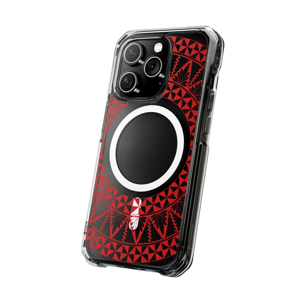 PasifikaOne MagSafe iPhone ClearCase - Tongan Redleaf - AU/NZ/USA - The Koko Samoa