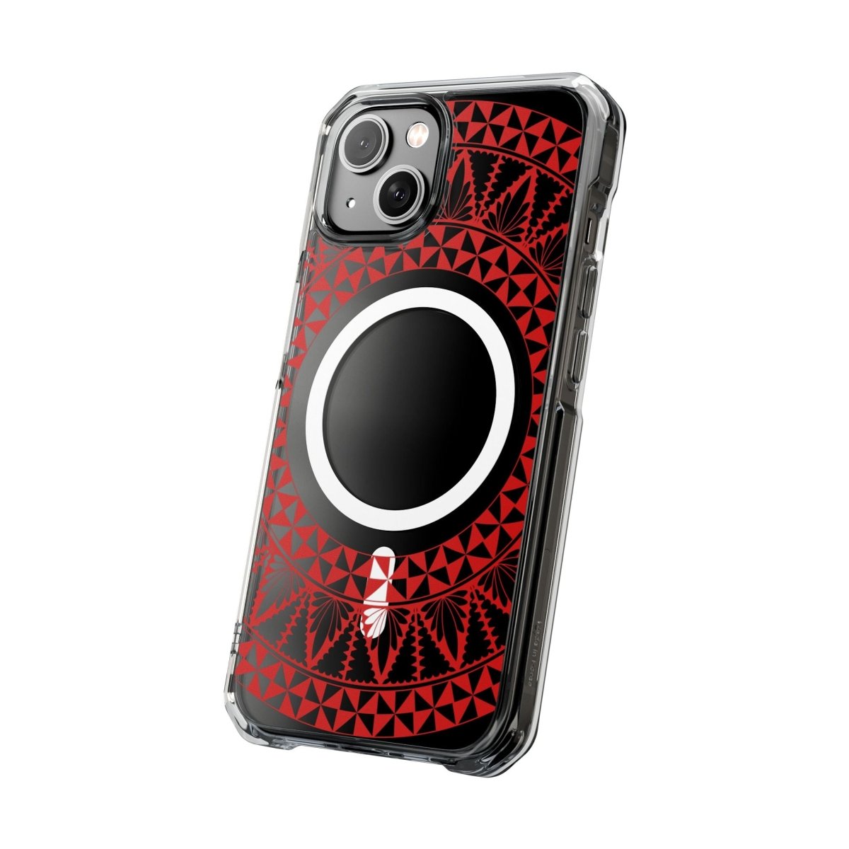 PasifikaOne MagSafe iPhone ClearCase - Tongan Redleaf - AU/NZ/USA - The Koko Samoa