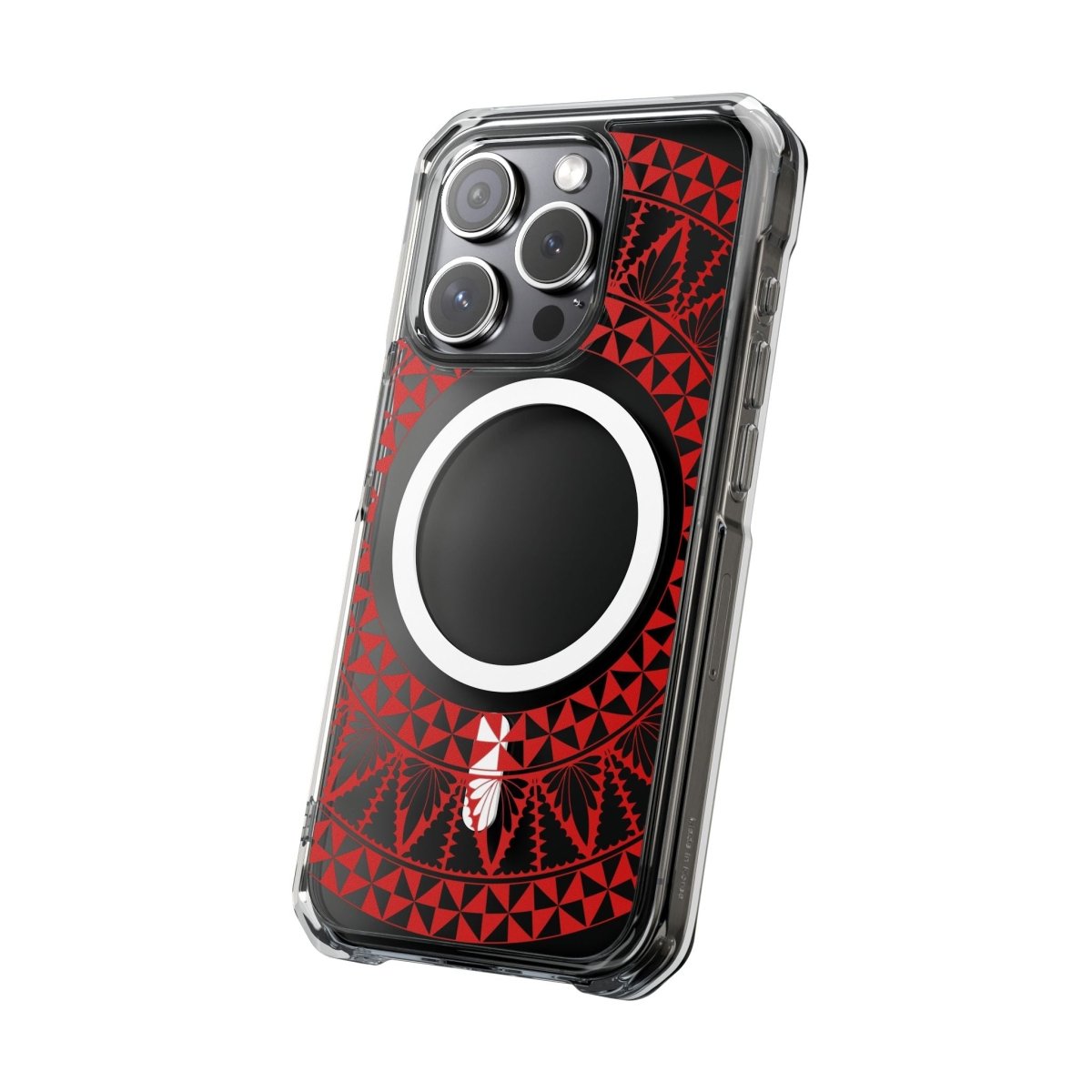 PasifikaOne MagSafe iPhone ClearCase - Tongan Redleaf - AU/NZ/USA - The Koko Samoa