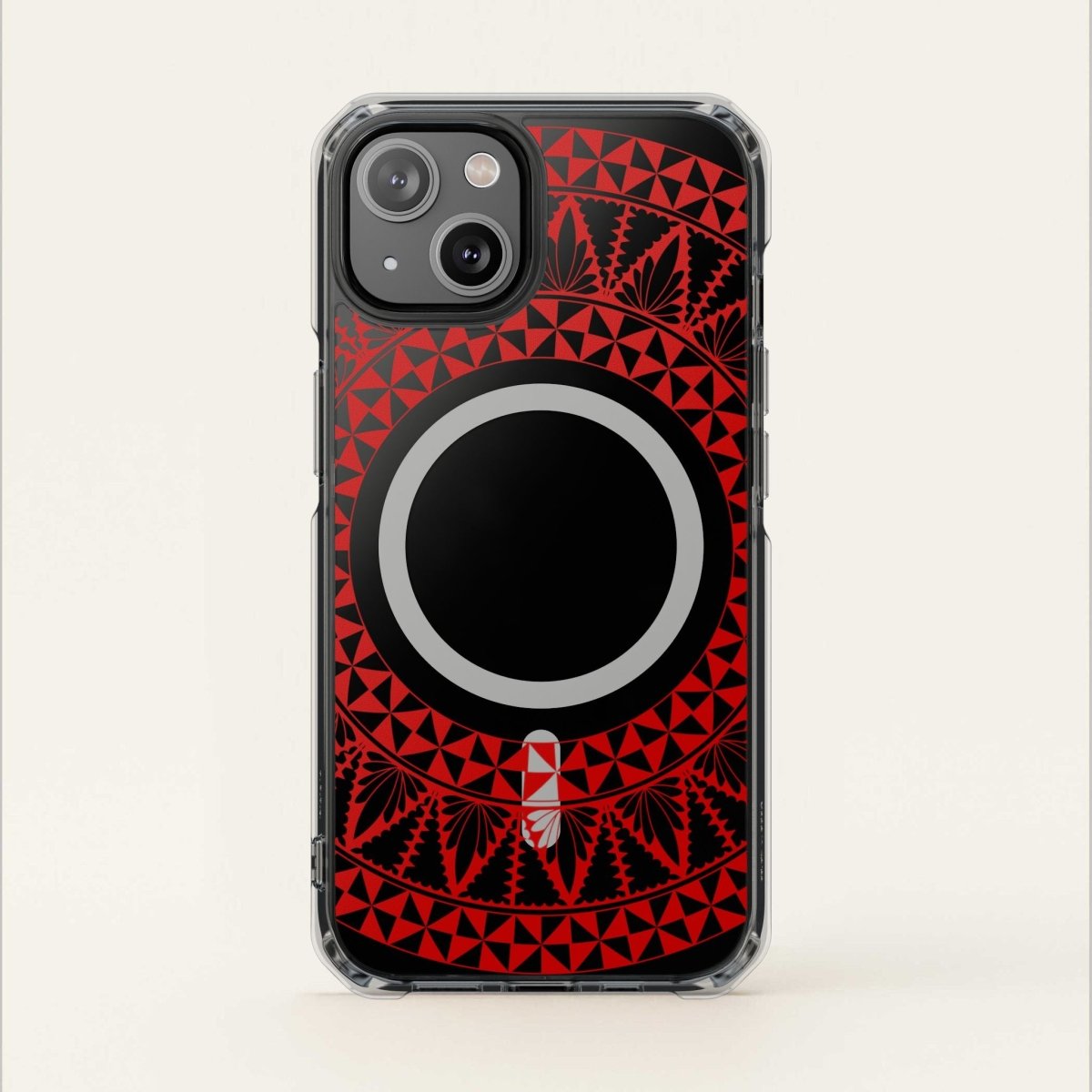 PasifikaOne MagSafe iPhone ClearCase - Tongan Redleaf - AU/NZ/USA - The Koko Samoa