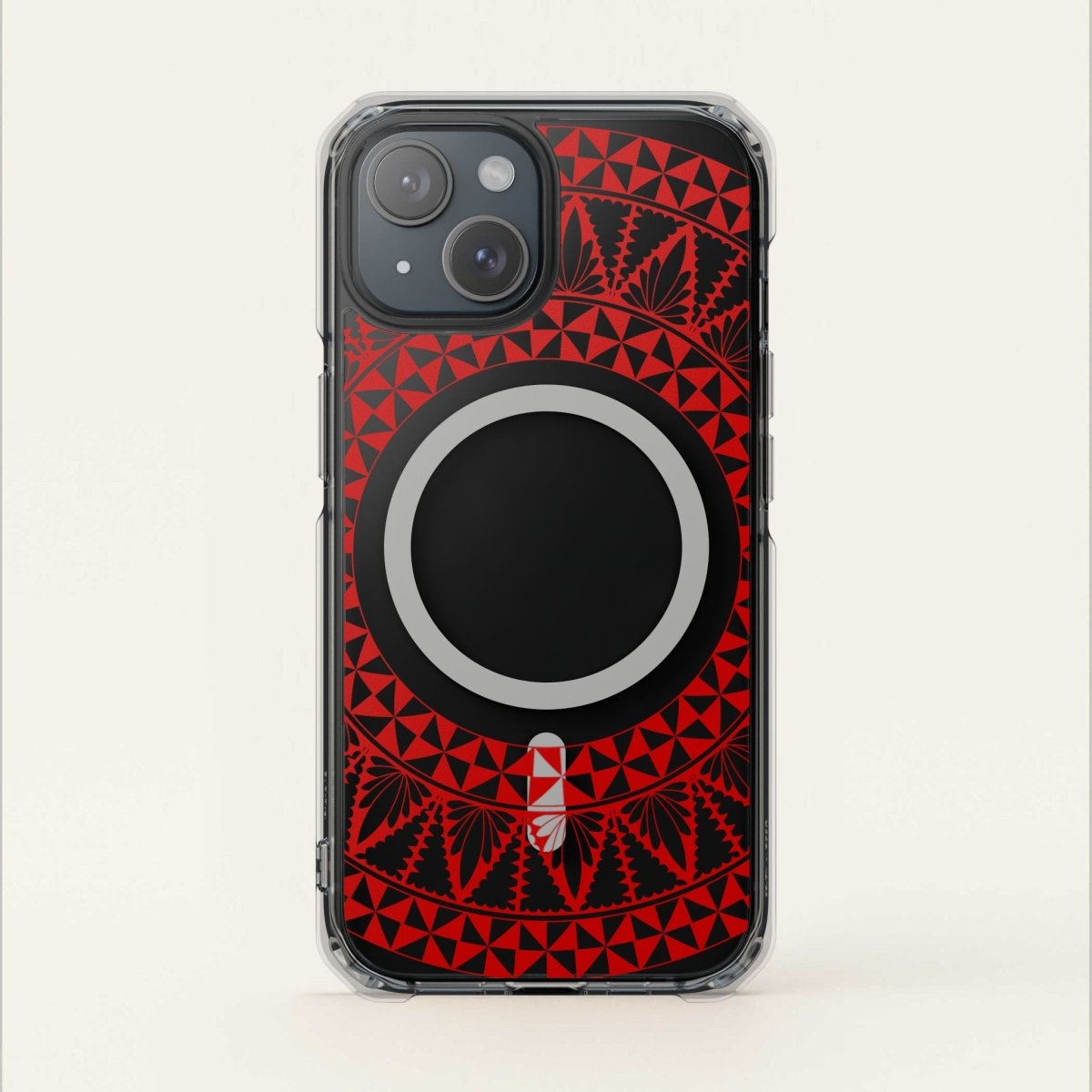 PasifikaOne MagSafe iPhone ClearCase - Tongan Redleaf - AU/NZ/USA - The Koko Samoa