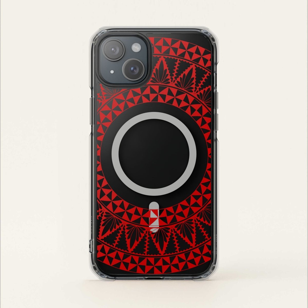 PasifikaOne MagSafe iPhone ClearCase - Tongan Redleaf - AU/NZ/USA - The Koko Samoa