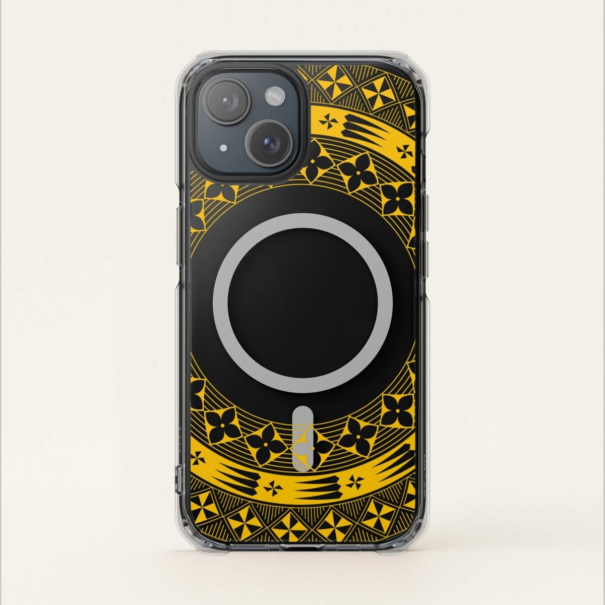 PasifikaOne MagSafe iPhone ClearCase - Tongan Yellow - AU/NZ/USA - The Koko Samoa