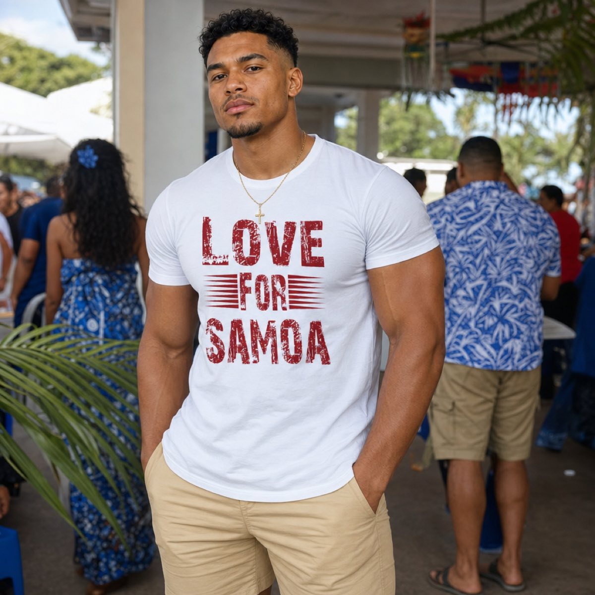 Soft Unisex Tee - Love for Samoa - AU/NZ - The Koko Samoa