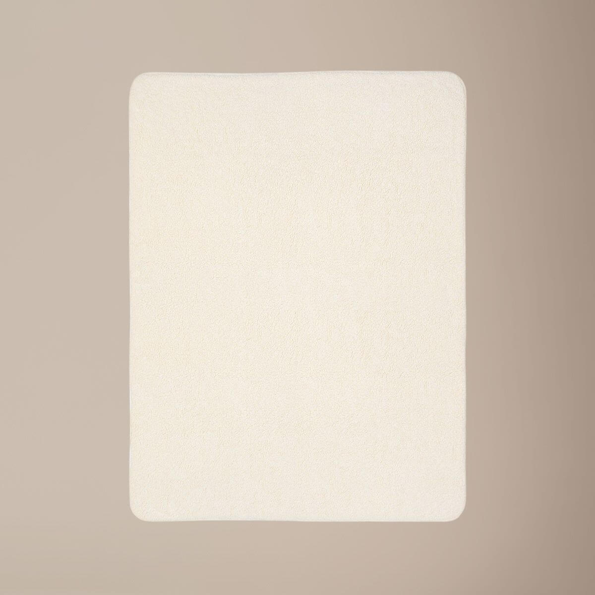 Beige fleece Sherpa blanket with Samoan flag design by Spoke, 50x60 inches, suitable for AU, NZ, and USA.