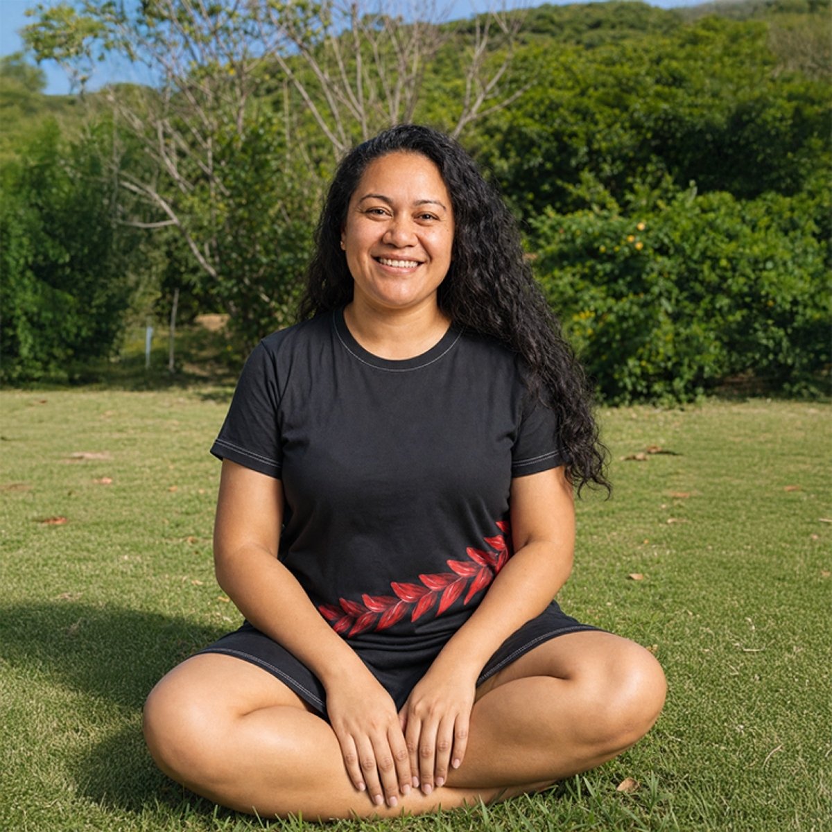 T-Shirt Dress - Ula Fala - AU/NZ/USA - The Koko Samoa