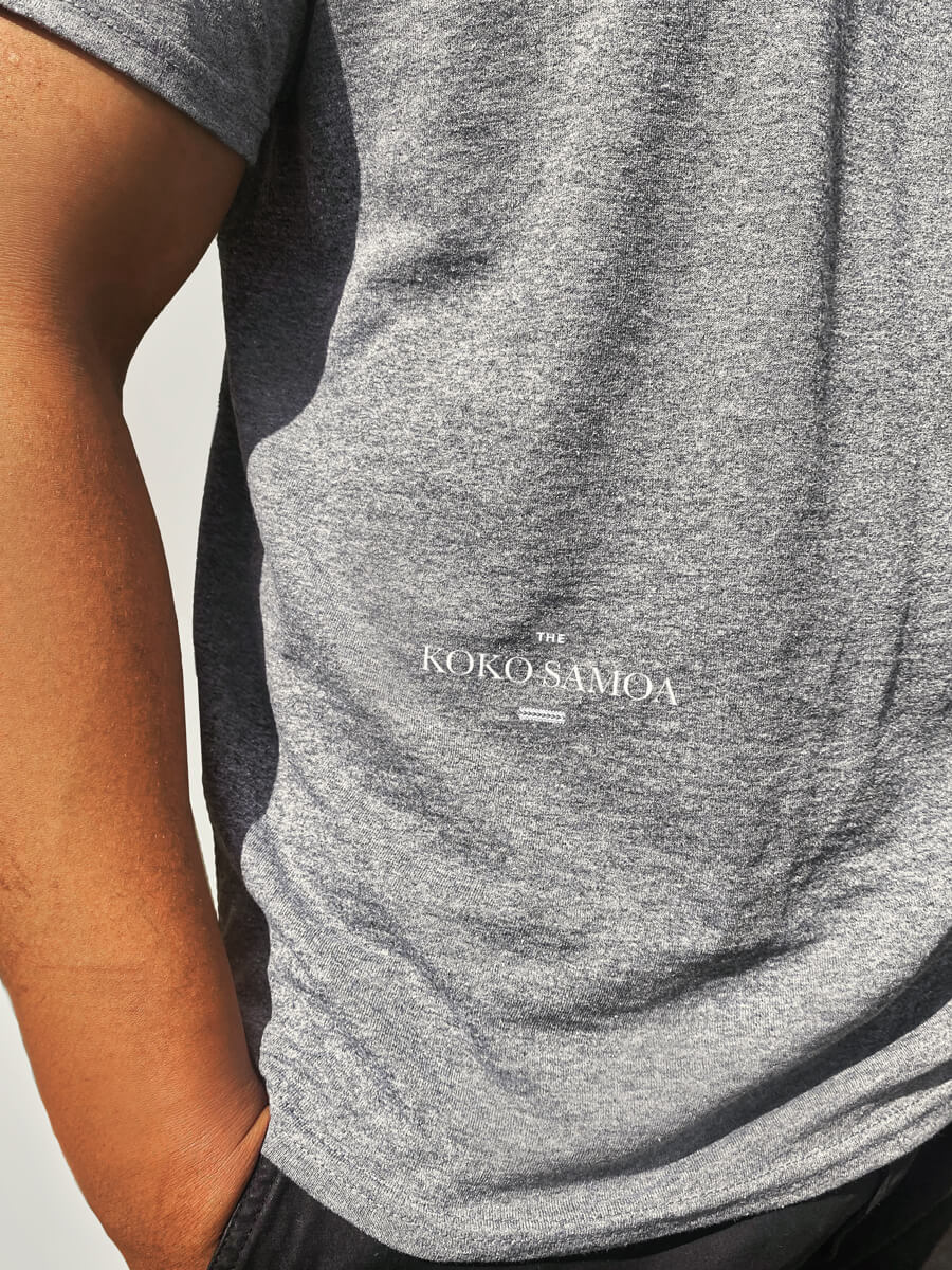 Unisex soft T-shirt with '685 Pocket' print in army green, displayed flat on a white background.