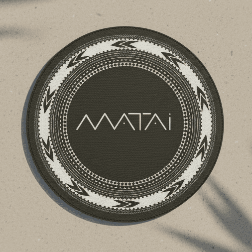 Round leather mouse mat by WOYC, Matai collection, 8.7-inch diameter, stylish home decor accessory for AU, NZ, and US.
