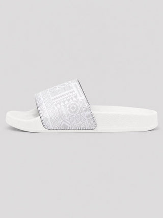 Youth Slide Sandals - White Sunday - The Koko Samoa