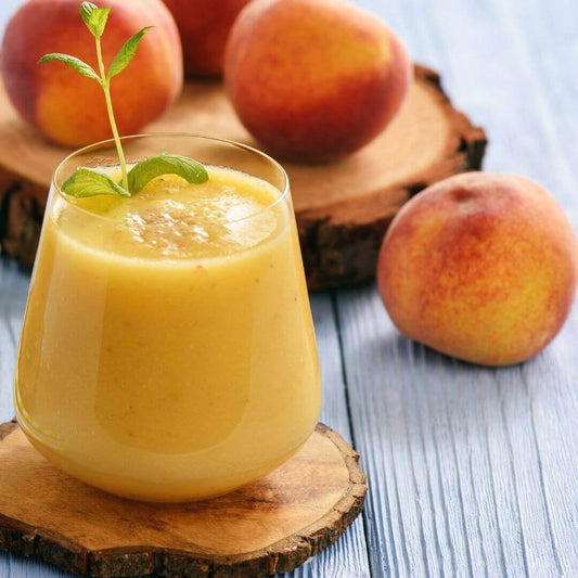 Peach Cobbler Smoothie Recipe - The Koko Samoa