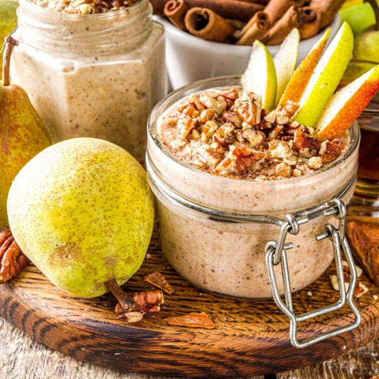 Pear Spice Overnight Oats Recipe - The Koko Samoa