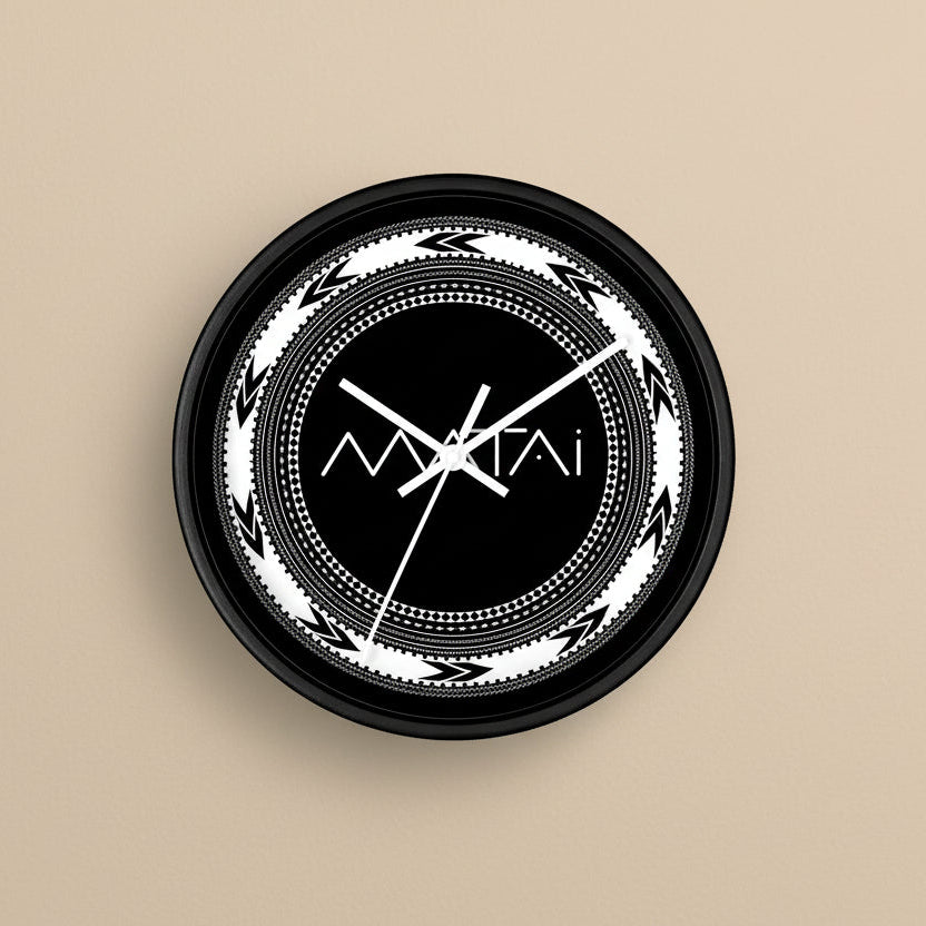 Wall Clock 10"/25cm - Matai - AU/NZ/USA