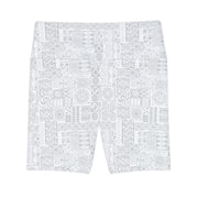 Women's Workout Shorts - White Sunday - AU/NZ/USA
