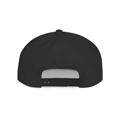 Flat Bill Snapback Hat - 684 Samoa - White & Gold Embroidery - AU/NZ/USA
