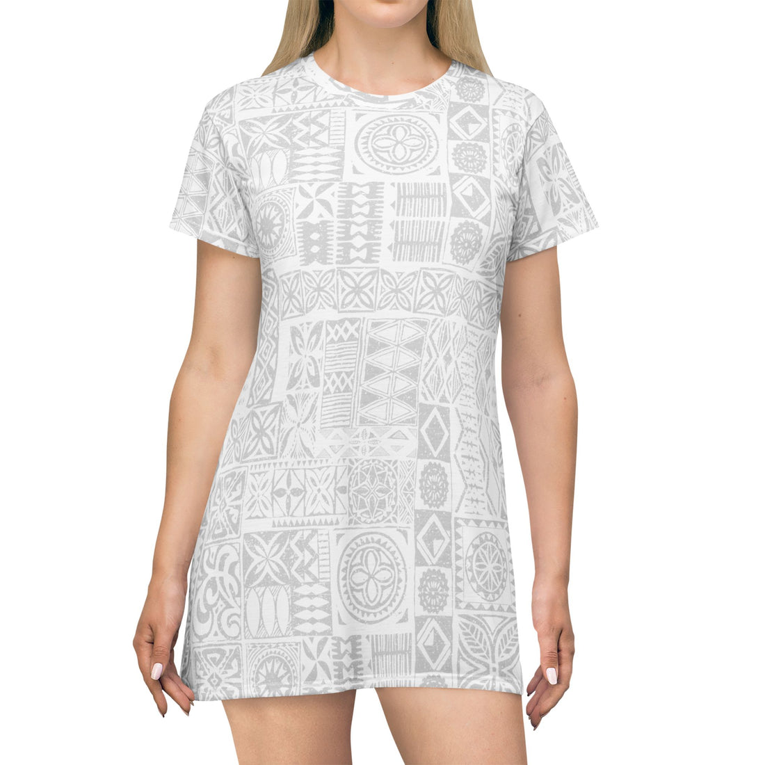 T-Shirt Dress - White Sunday - AU/NZ/USA