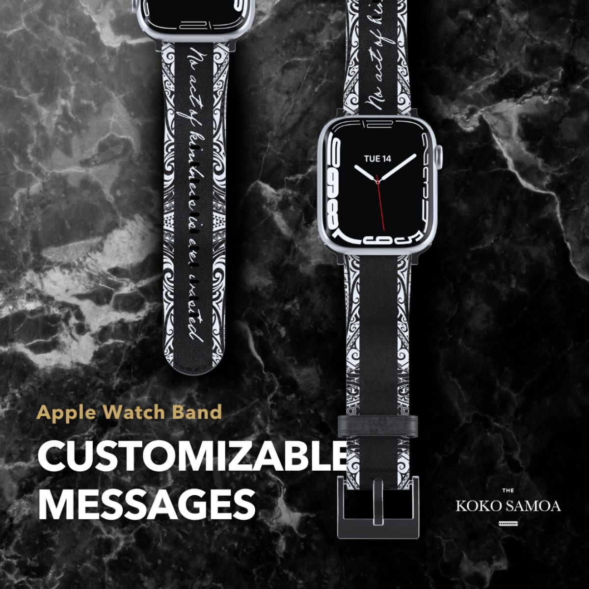 Personalized Vegan Leather Watch Band - Haven Collection - Limited Edition