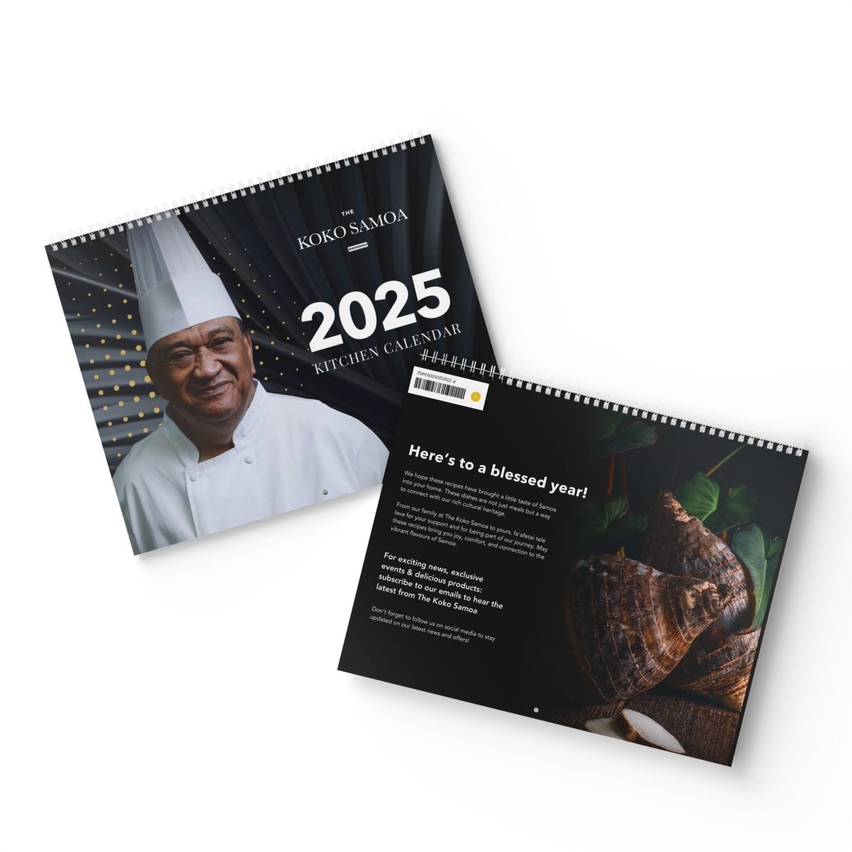 2025 Kitchen Calendar - Samoan Recipes - AU/NZ - The Koko Samoa