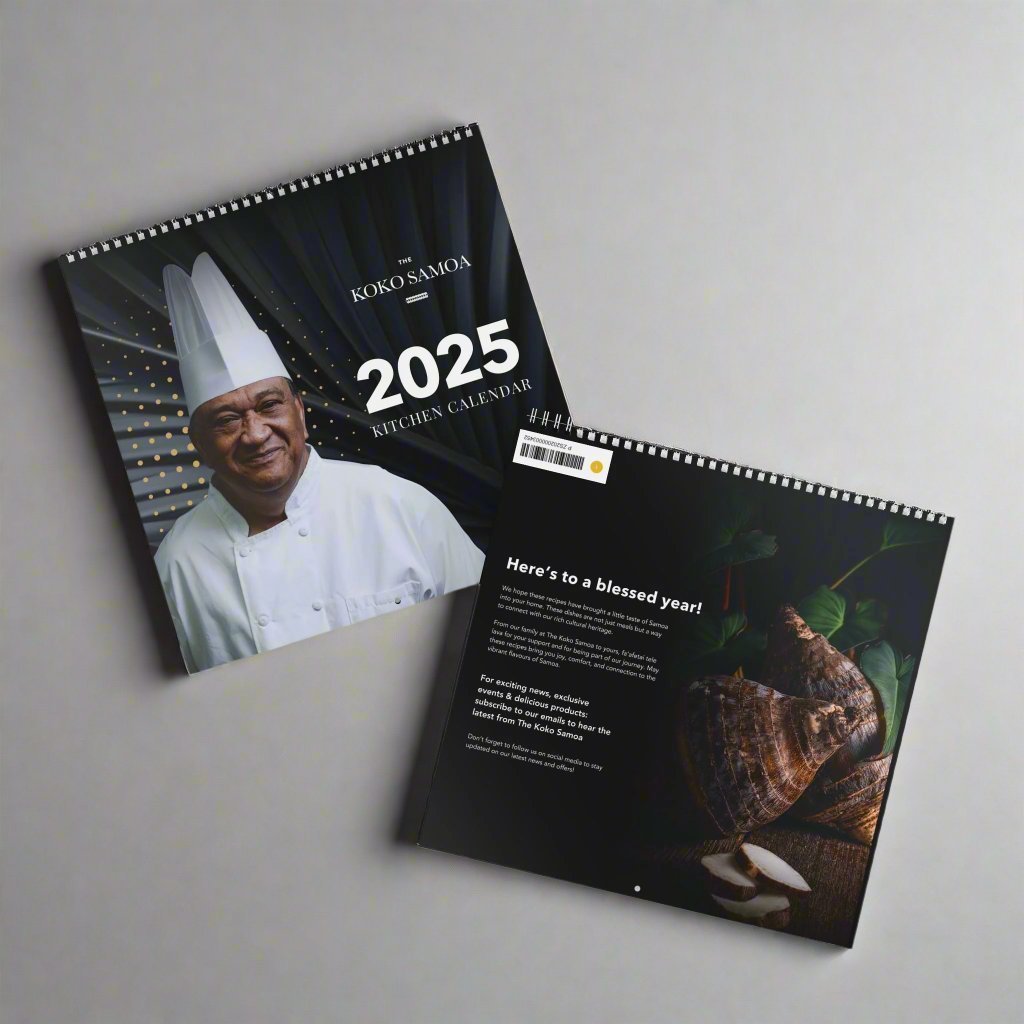 2025 Kitchen Calendar - Samoan Recipes - AU/NZ - The Koko Samoa