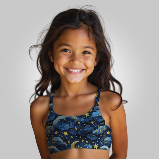 Girls' Seamless Sports Bra - Celestial - AU/NZ/USA