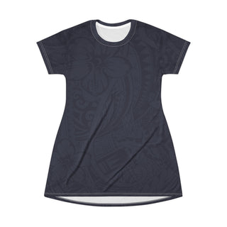 T-Shirt Dress - Blue Bloom - AU/NZ/USA