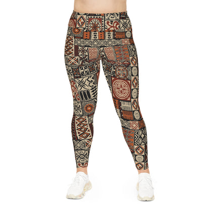 Plus Size High-Rise Leggings - Elei Print - Coming Soon