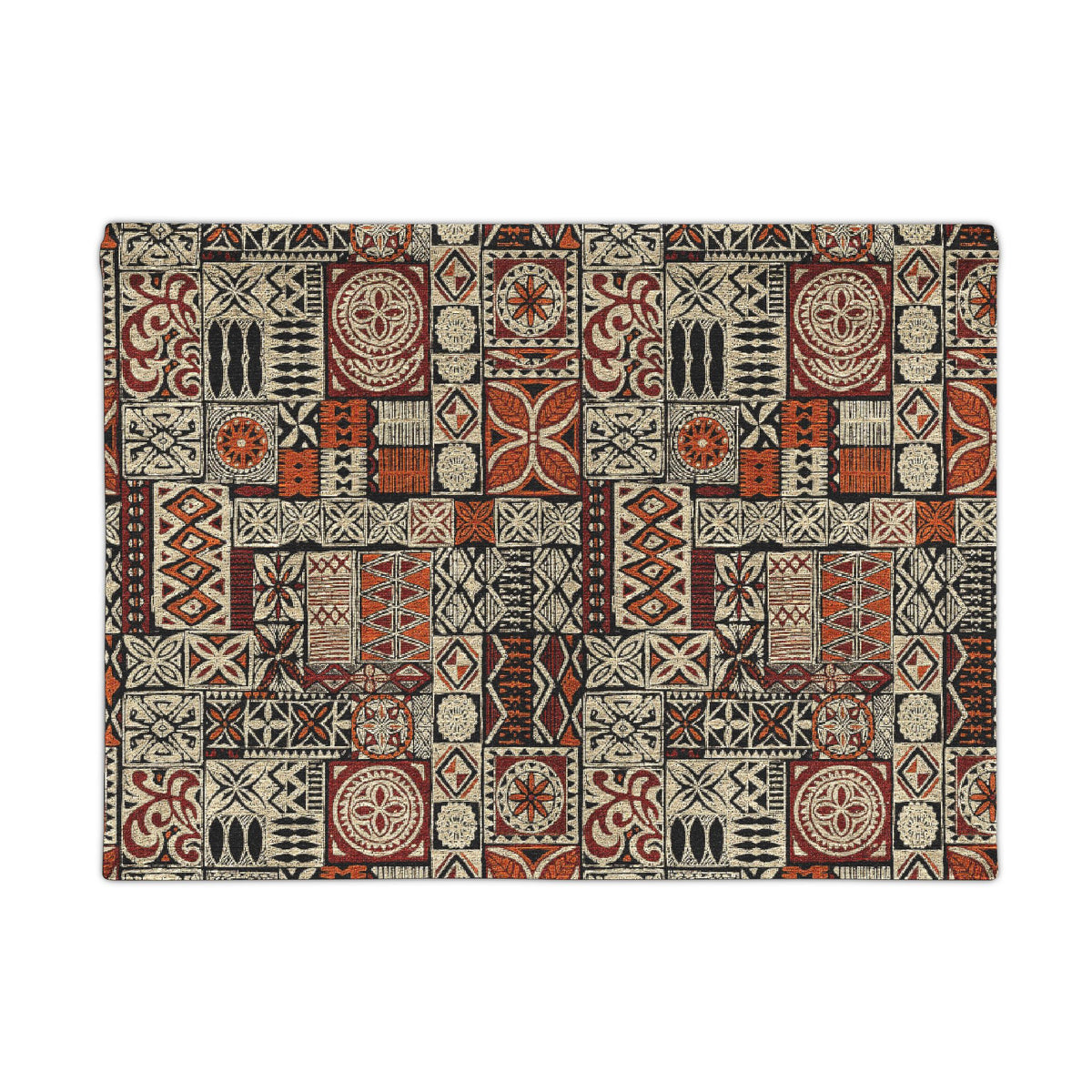 Woven Wall Tapestry - Elei, Samoan Elei print woven tapestry