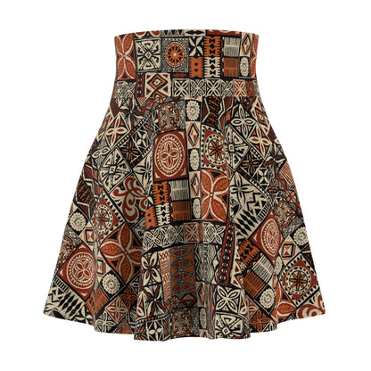 Women's Elei Print Skater Skirt - AU/NZ/USA