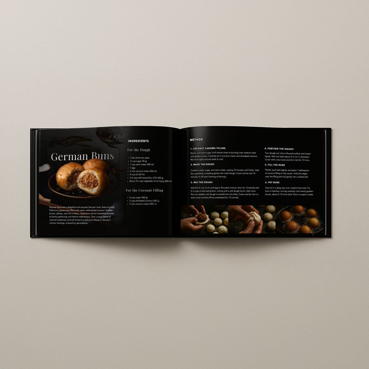 Samoan Delights Hardcover Cookbook Bundle – Volume 1 + Volume 2 (A4 Format)