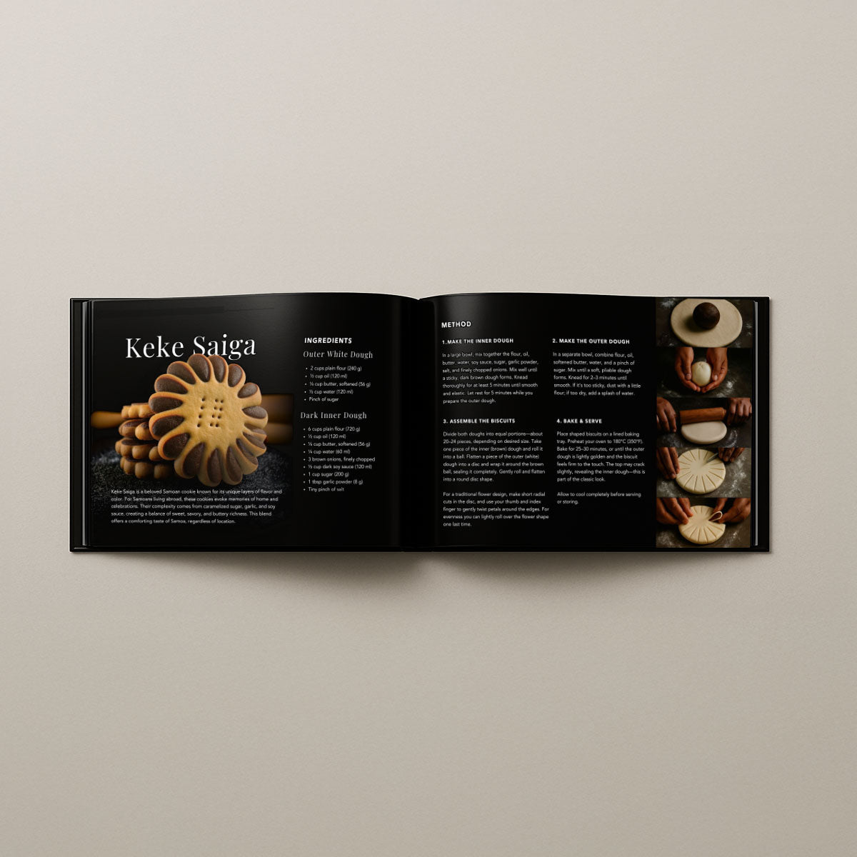 Samoan Delights Hardcover Cookbook Bundle – Volume 1 + Volume 2 (A4 Format)