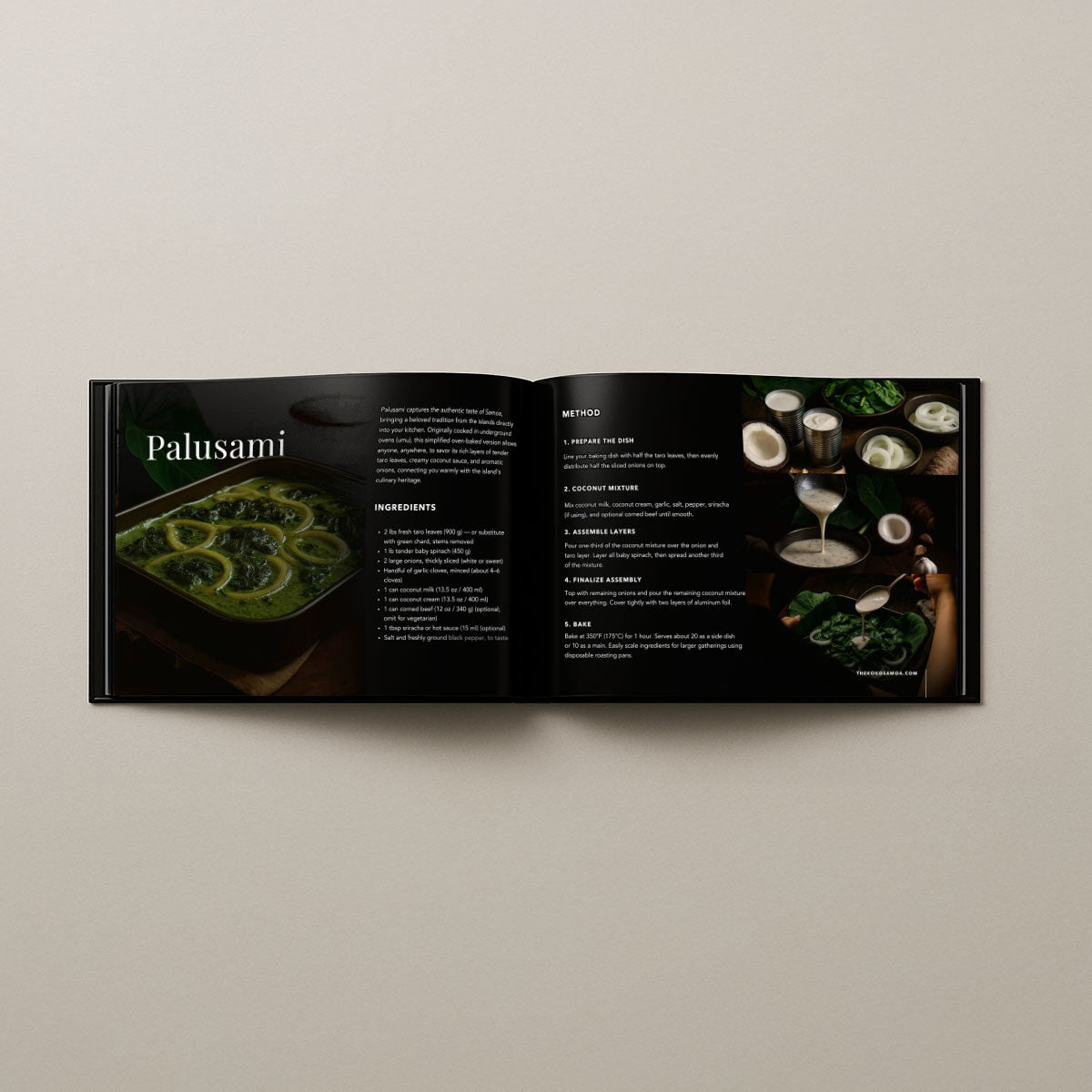 Samoan Delights Hardcover Cookbook Bundle – Volume 1 + Volume 2 (A4 Format)