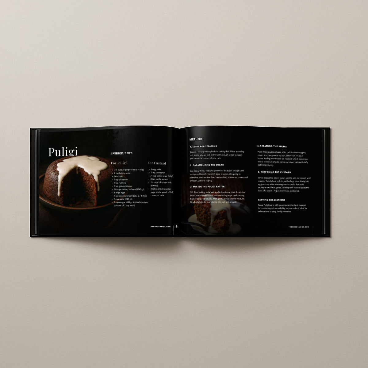 Samoan Delights Hardcover Cookbook Bundle – Volume 1 + Volume 2 (A4 Format)