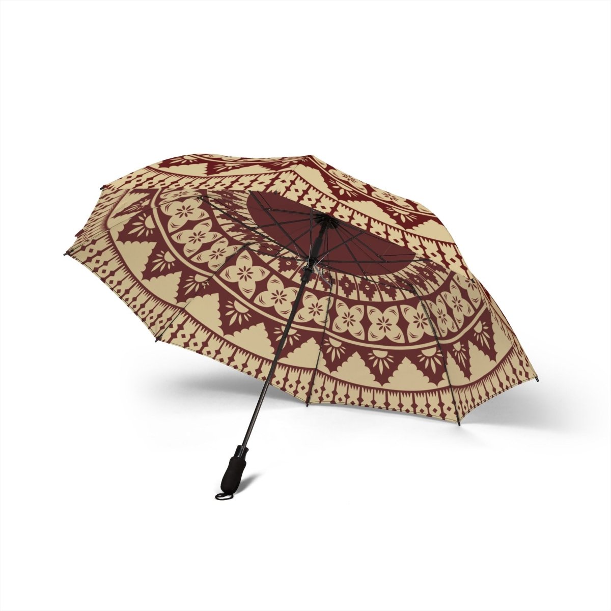 PasifikaOne umbrella in Fiji Red, 48-inch (122cm) size, showcasing vibrant red color and durable canopy for accessories.