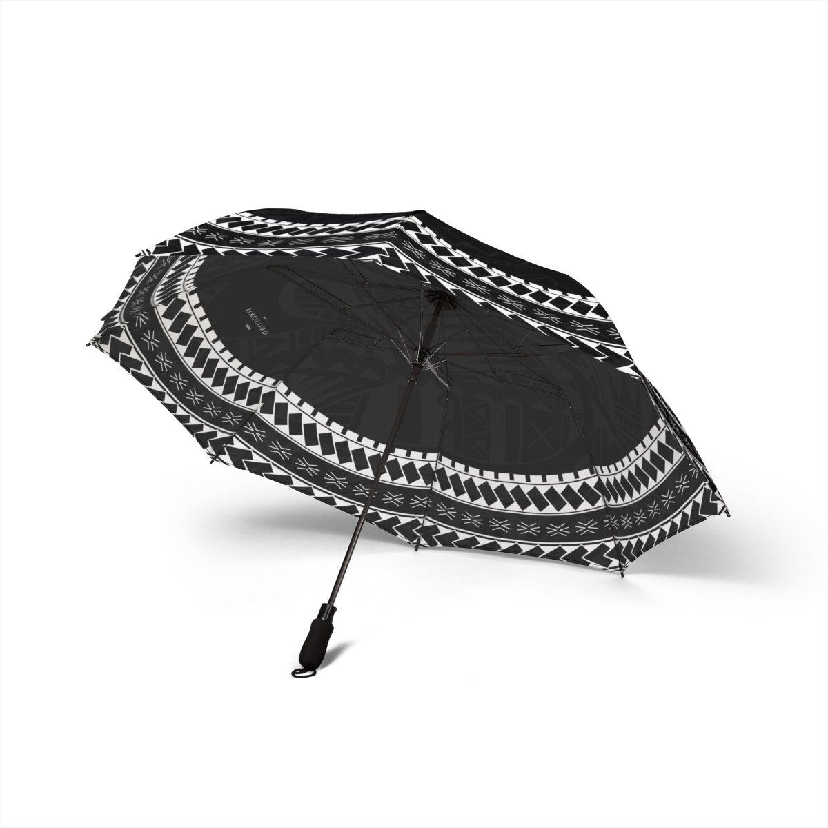 PasifikaOne Warrior umbrella, 48-inch (122cm) rain umbrella with vibrant Polynesian-inspired design, suitable for AU/NZ.