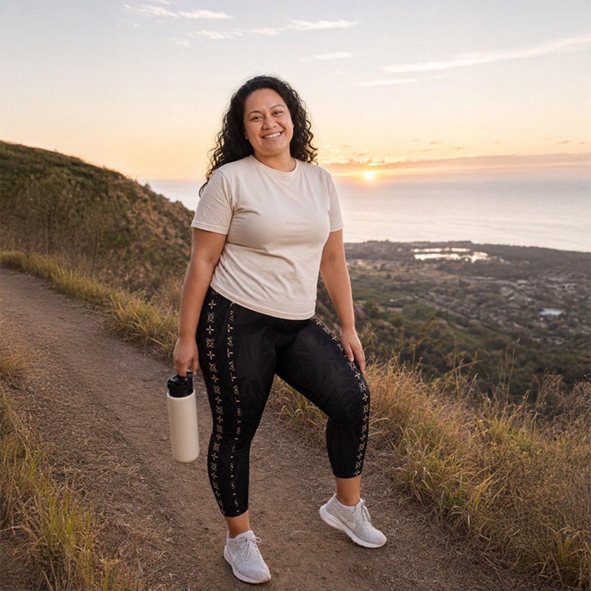 Casual Capri Leggings - Malu - AU/NZ/USA - The Koko Samoa