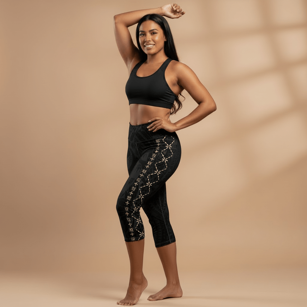 Casual Capri Leggings - Malu - AU/NZ/USA - The Koko Samoa