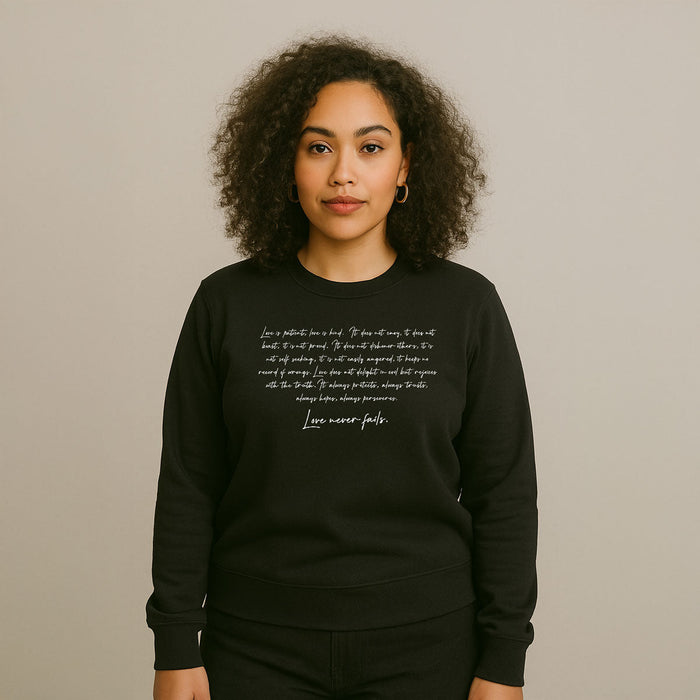 Champion Unisex Sweatshirt - Love Never Fails - AU/NZ/USA - The Koko Samoa