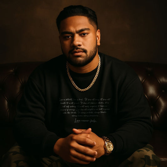 Champion Unisex Sweatshirt - Love Never Fails - AU/NZ/USA - The Koko Samoa